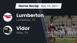 Recap: Lumberton  vs. Vidor  2017