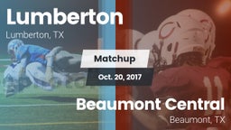 Matchup: Lumberton High vs. Beaumont Central  2017