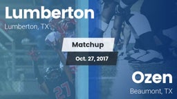 Matchup: Lumberton High vs. Ozen  2017