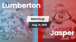 Matchup: Lumberton High vs. Jasper  2018