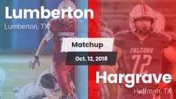 Matchup: Lumberton High vs. Hargrave  2018