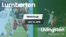 Matchup: Lumberton High vs. Livingston  2018