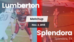 Matchup: Lumberton High vs. Splendora  2018