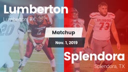Matchup: Lumberton High vs. Splendora  2019