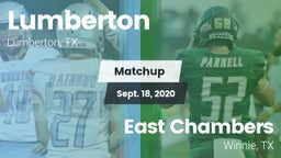 Matchup: Lumberton High vs. East Chambers  2020