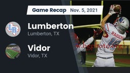 Recap: Lumberton  vs. Vidor  2021