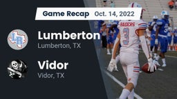 Recap: Lumberton  vs. Vidor  2022