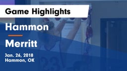 Hammon  vs Merritt  Game Highlights - Jan. 26, 2018