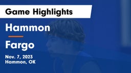 Hammon  vs Fargo Game Highlights - Nov. 7, 2023