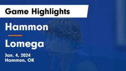 Hammon  vs Lomega  Game Highlights - Jan. 4, 2024