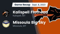 Recap: Kalispell Flathead  vs. Missoula Big Sky  2023