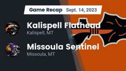 Recap: Kalispell Flathead  vs. Missoula Sentinel  2023