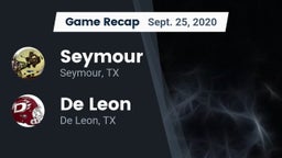 Recap: Seymour  vs. De Leon  2020