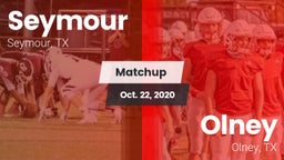 Matchup: Seymour  vs. Olney  2020