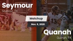 Matchup: Seymour  vs. Quanah  2020