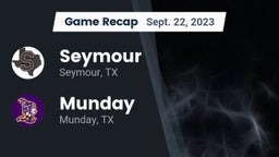 Recap: Seymour  vs. Munday  2023