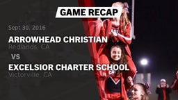 Recap: Arrowhead Christian  vs. Excelsior Charter School 2016