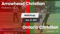 Matchup: Arrowhead Christian vs. Ontario Christian  2017