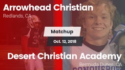 Matchup: Arrowhead Christian vs. Desert Christian Academy 2018