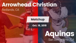 Matchup: Arrowhead Christian vs. Aquinas   2018