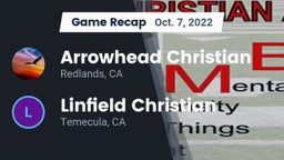 Recap: Arrowhead Christian  vs. Linfield Christian  2022