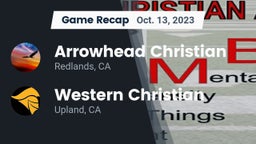 Recap: Arrowhead Christian  vs. Western Christian  2023