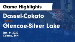 Dassel-Cokato  vs Glencoe-Silver Lake Game Highlights - Jan. 9, 2020
