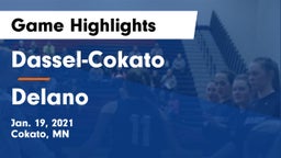 Dassel-Cokato  vs Delano  Game Highlights - Jan. 19, 2021