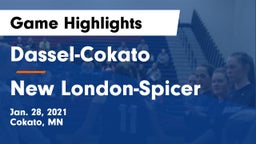 Dassel-Cokato  vs New London-Spicer  Game Highlights - Jan. 28, 2021