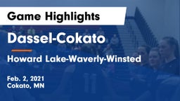 Dassel-Cokato  vs Howard Lake-Waverly-Winsted  Game Highlights - Feb. 2, 2021