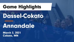 Dassel-Cokato  vs Annandale  Game Highlights - March 2, 2021