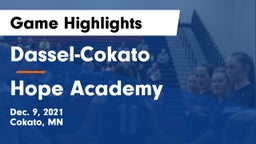 Dassel-Cokato  vs Hope Academy Game Highlights - Dec. 9, 2021