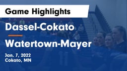Dassel-Cokato  vs Watertown-Mayer  Game Highlights - Jan. 7, 2022