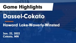 Dassel-Cokato  vs Howard Lake-Waverly-Winsted  Game Highlights - Jan. 22, 2022