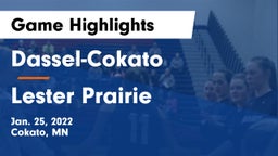 Dassel-Cokato  vs Lester Prairie  Game Highlights - Jan. 25, 2022