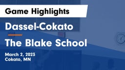 Dassel-Cokato  vs The Blake School Game Highlights - March 2, 2023