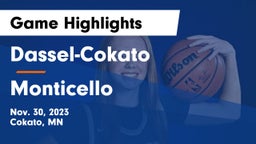 Dassel-Cokato  vs Monticello  Game Highlights - Nov. 30, 2023