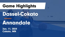 Dassel-Cokato  vs Annandale  Game Highlights - Jan. 11, 2024