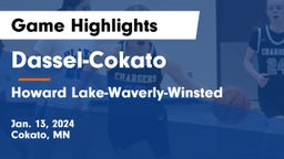 Dassel-Cokato  vs Howard Lake-Waverly-Winsted  Game Highlights - Jan. 13, 2024
