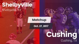 Matchup: Shelbyville High vs. Cushing  2017