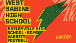 Shelbyville football highlights West Sabine High School