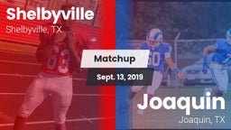 Matchup: Shelbyville High vs. Joaquin  2019