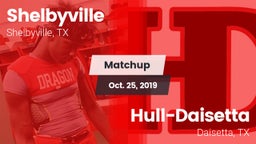 Matchup: Shelbyville High vs. Hull-Daisetta  2019