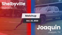 Matchup: Shelbyville High vs. Joaquin  2020
