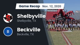 Recap: Shelbyville  vs. Beckville  2020