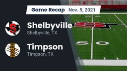 Recap: Shelbyville  vs. Timpson  2021
