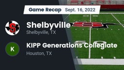 Recap: Shelbyville  vs. KIPP Generations Collegiate 2022