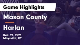 Mason County  vs Harlan  Game Highlights - Dec. 21, 2023