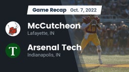 Recap: McCutcheon  vs. Arsenal Tech  2022