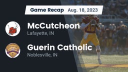 Recap: McCutcheon  vs. Guerin Catholic  2023